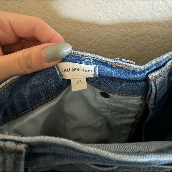 Madewell Cali Demi-Boot Jeans in Dorrance Wash:‎ TENCEL™ Denim Edition Size 26 - Picture 7 of 11